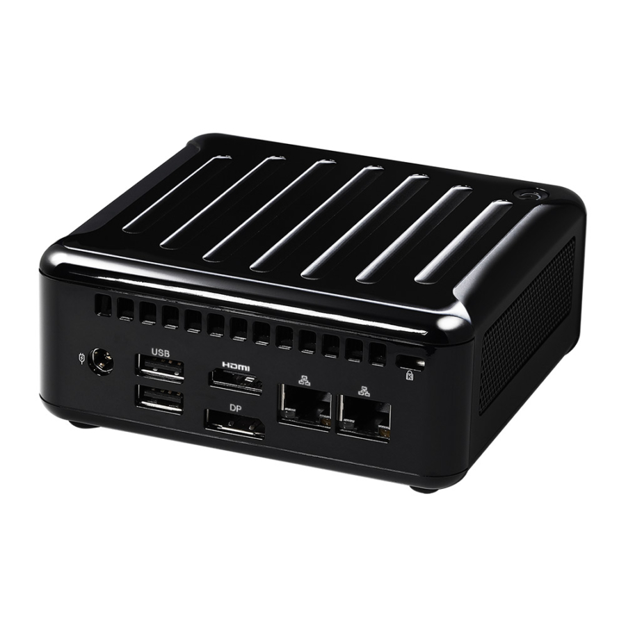 4X4 BOX 7000U-D5 Series Fanned AMD 7000U Embedded 4×4 Box Computer with 7735U CPU