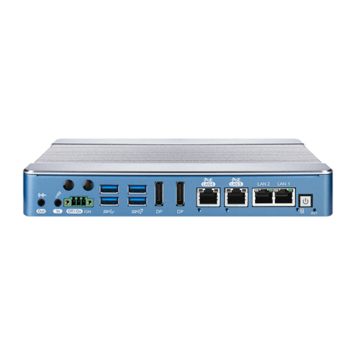ABP-3000 AI Low Profile Hailo-8 Edge AI Vehicle Computer with Ignition Control and EN50155