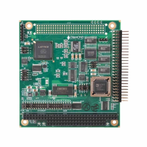 DIAMOND-MM-16R-AT PC/104 16-Bit Analog I/O Module with Autocalibration