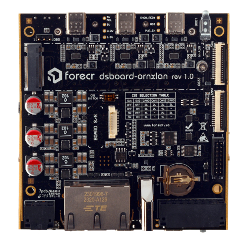 DSBOARD-ORNX-LAN NVIDIA Jetson Industrial Dual LAN Orin Nano Carrier Board