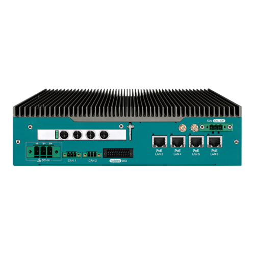 EAC-5100 Fanless EN50155 NVIDIA Jetson AGX Orin Edge AI Computer with 4 PoE+ and 5 USB 3.1