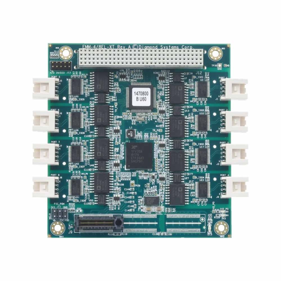 EMERALD-MM-8E/EL Optically Isolated 4-Port PCI/104-Express Serial Module