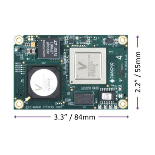 EPSM-10GX4 Rugged Layer 3 COM Express Mini Ethernet Switch with 4x 10GbE Ports