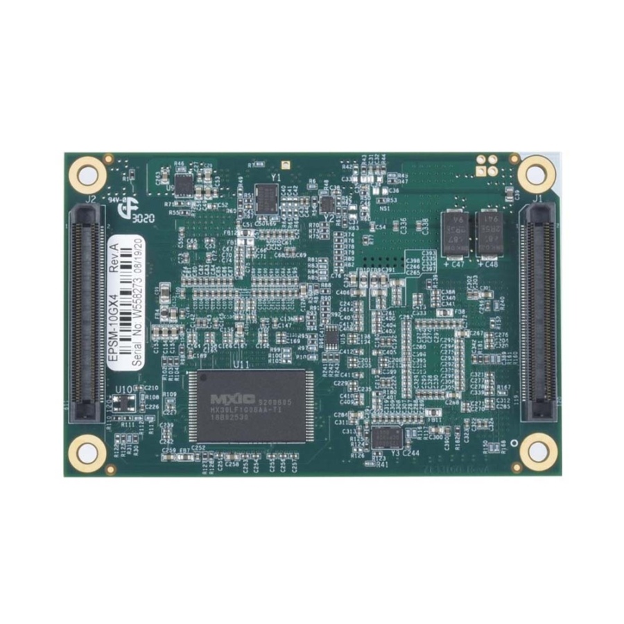 EPSM-10GX4 Rugged Layer 3 COM Express Mini Ethernet Switch with 4x 10GbE Ports