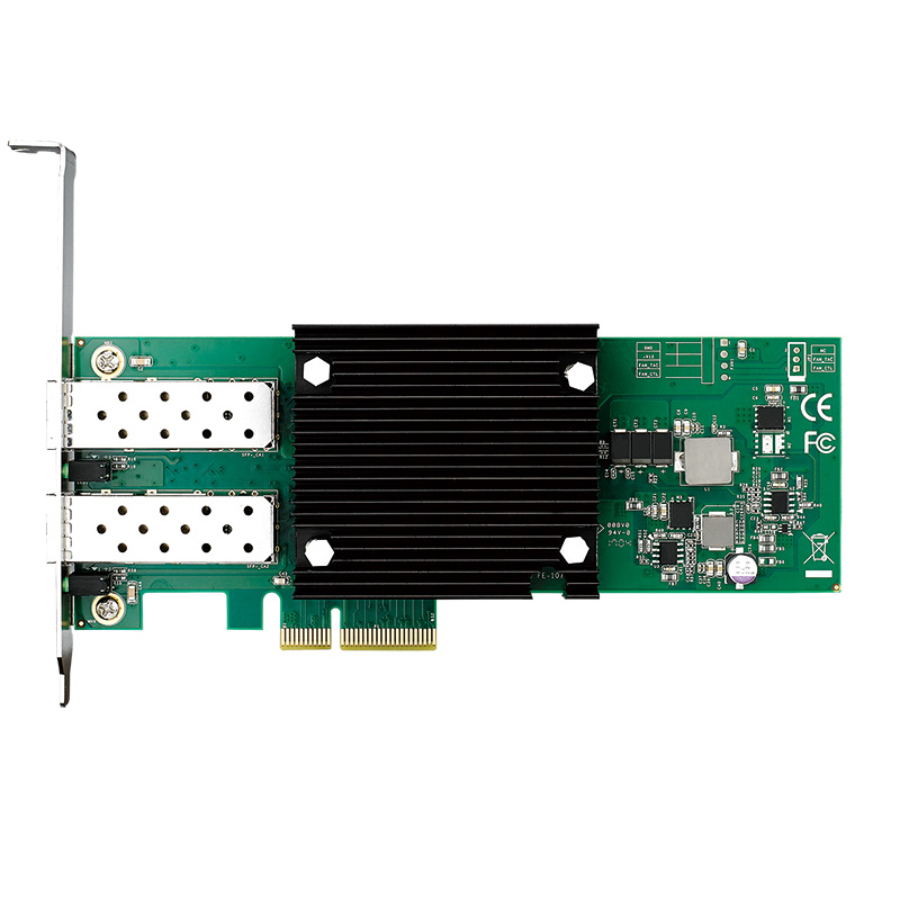 FE-1071 Wide Temp Low Profile 2 Port 10 GigE SFP+ PCIe Expansion Card