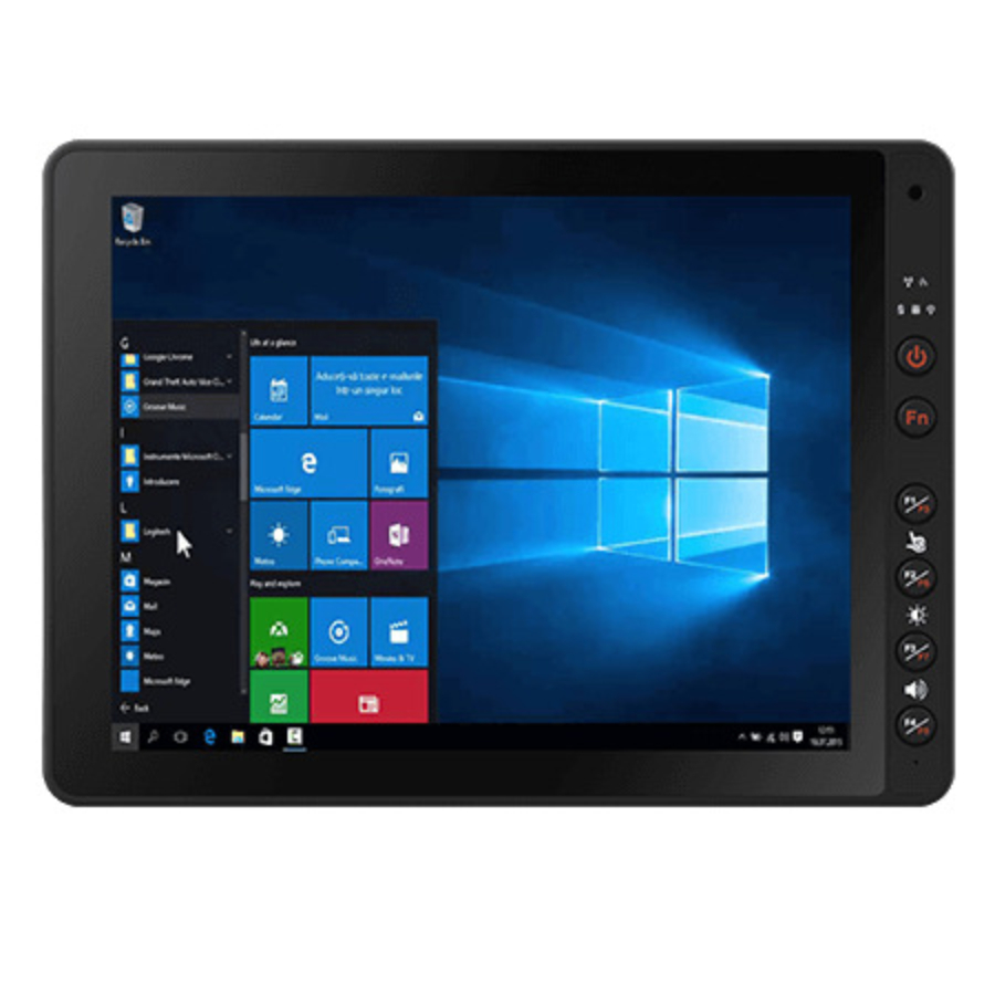 FM12E-V 12.1″ Rugged Vehicle Computer with Elkhart Lake Atom CPU and Windows
