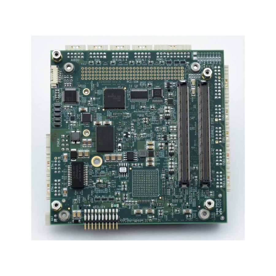 GEMINI Rugged PCIe 104 SBC with COM Express Type 6 Intel Core and Xeon Modules