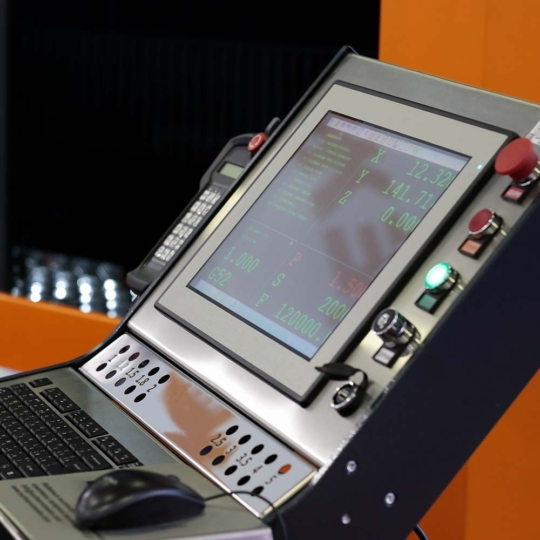 High Bright Industrial Display On Factory Floor