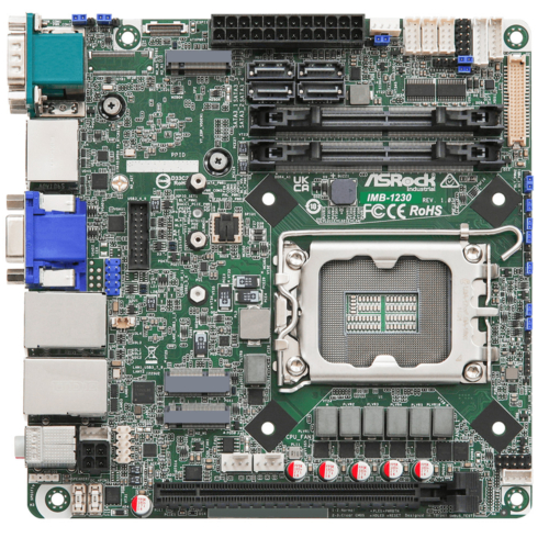 IMB-1230 Intel 12th Gen Mini-ITX Motherboard with H610 Chipset
