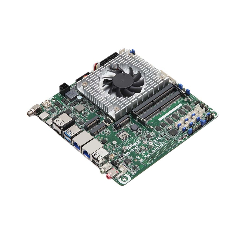 IMB-1234 Wide Temperature Industrial Grade Core i3 Mini-ITX Motherboard with NVMe SSD