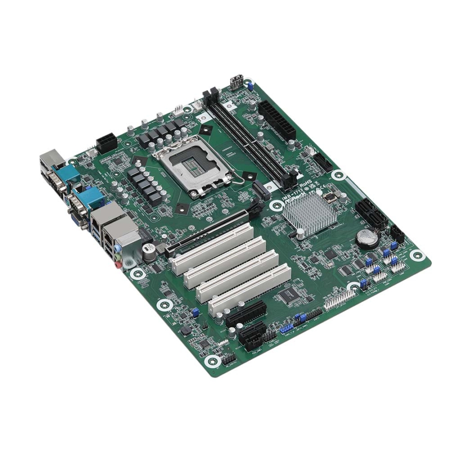 IMB-1713 Intel 12th Gen Embedded ATX Motherboard with 4 PCI Slots and H610 Chipset