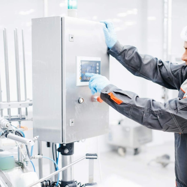 Industrial Clean Room Manufacturing Environment