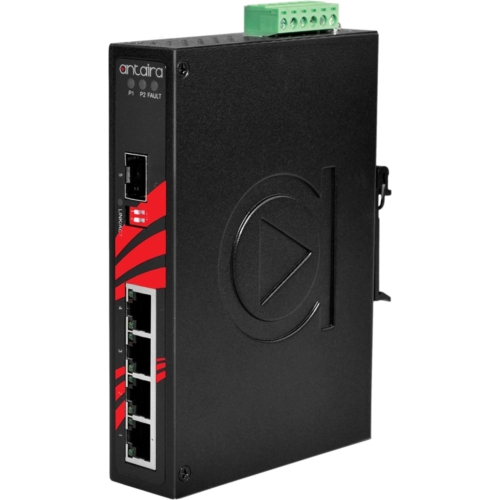 LNX-0501G-SFP 5-Port Industrial Extended Temperature Gigabit Unmanaged Ethernet Switch with SFP