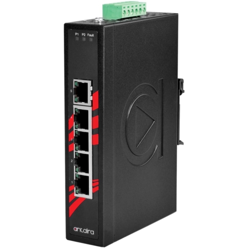 LNX-500AG 5-Port Industrial Extended Temp Gigabit Unmanaged Ethernet Switch