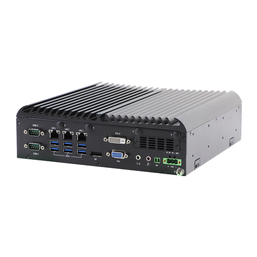 MERA-3100 High Performance Intel Core i3/i5/i7 Fanless Rugged Computer with M12 Ethernet