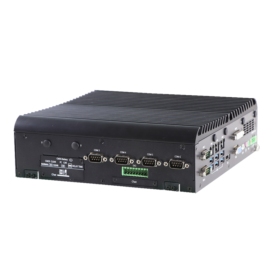 MERA-3100 High Performance Intel Core i3/i5/i7 Fanless Rugged Computer with M12 Ethernet