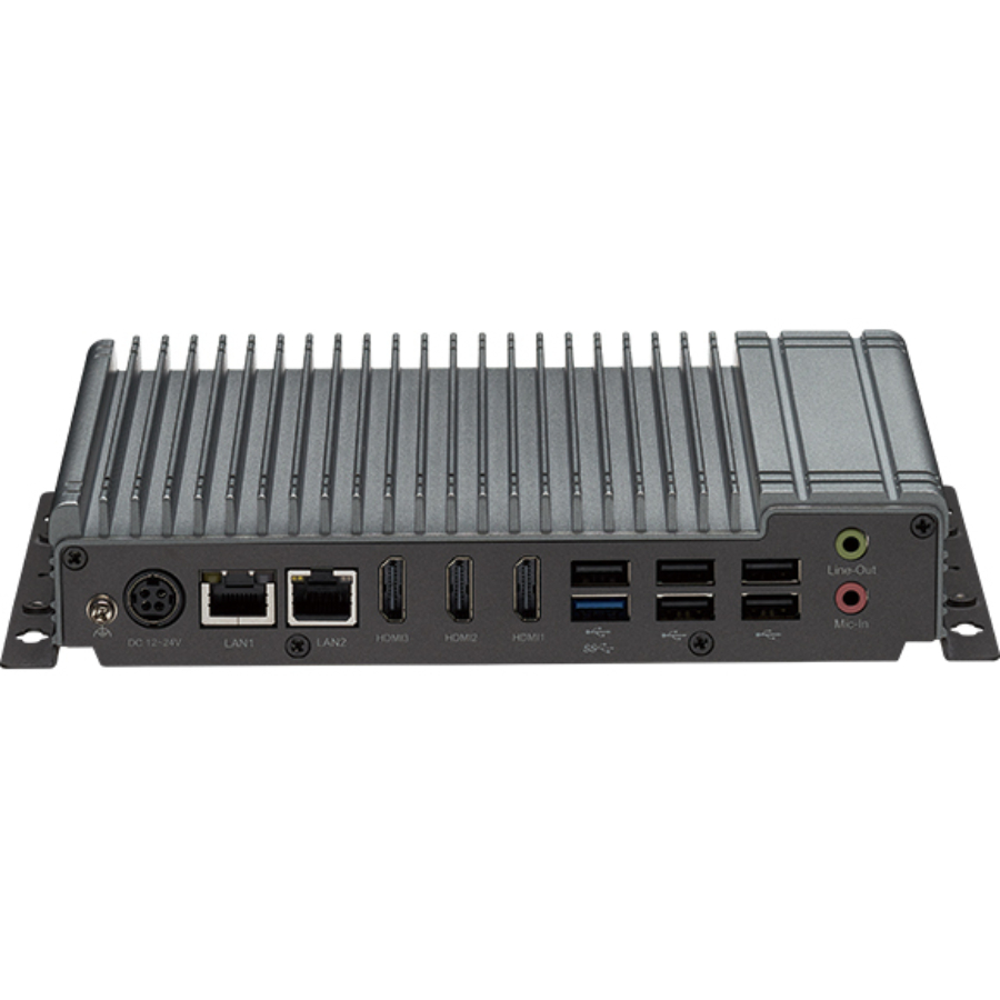NDiS B338 Slim Embedded Computer with Elkhart Lake J6412 Celeron CPU