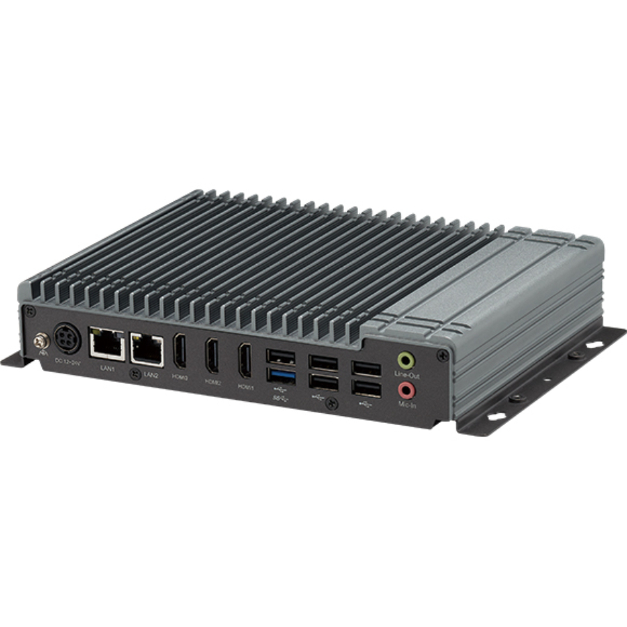 NDiS B338 Slim Embedded Computer with Elkhart Lake J6412 Celeron CPU