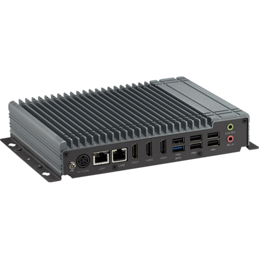 NDiS B338 Slim Embedded Computer with Elkhart Lake J6412 Celeron CPU