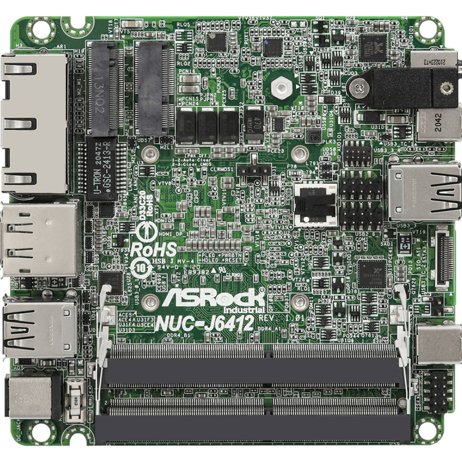 NUC-J6412 Elkhart Lake J6412 Celeron NUC Motherboard