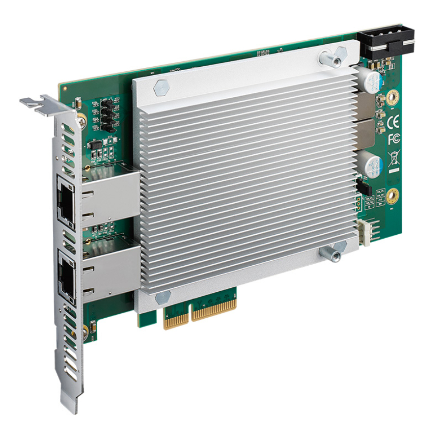 PE-5002 2 Port Wide Temp Intel X550-AT2 10GBASE-T PoE+ Expansion Card
