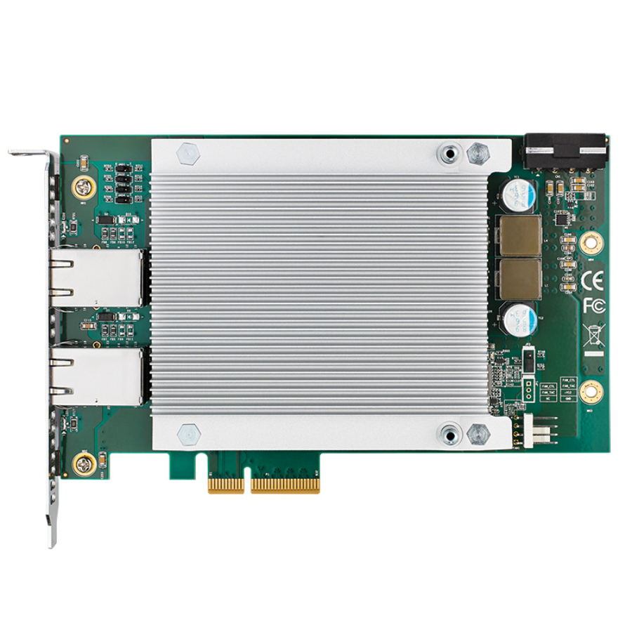 PE-5002 2 Port Wide Temp Intel X550-AT2 10GBASE-T PoE+ Expansion Card