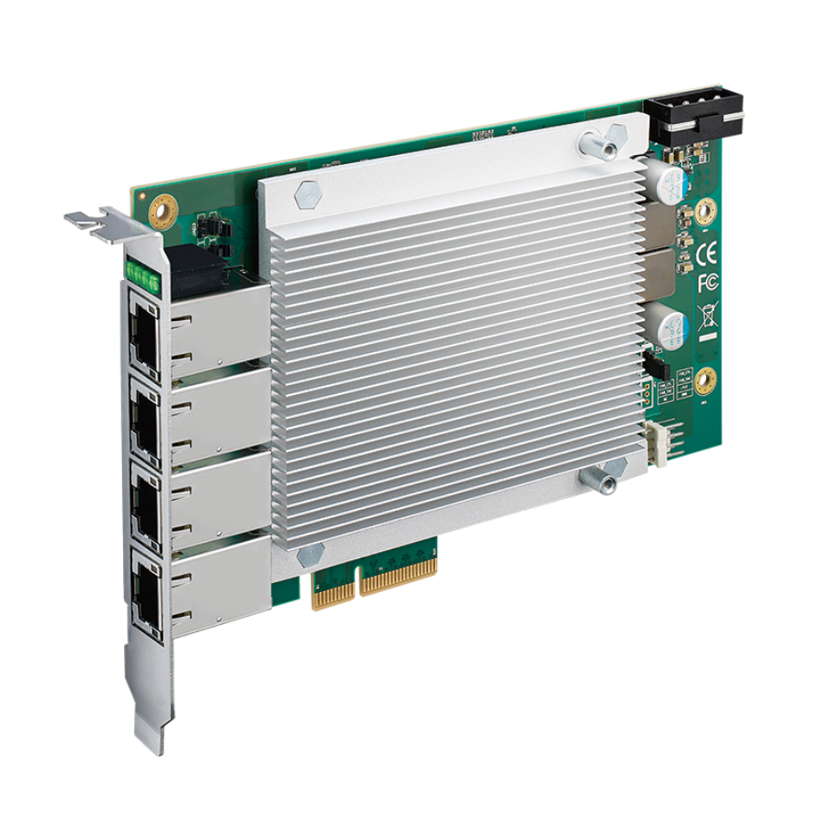 PE-5004 4 Channel Wide Temp Intel XL710 10GigE PoE+ PCI Express Card