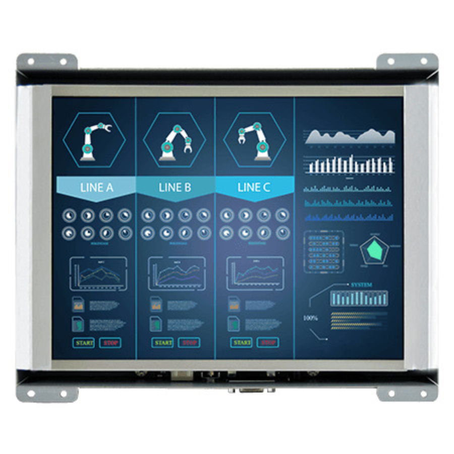 R10L100-OFT2 10.4″ Open Frame LCD Monitor (4:3 XGA, 1024×768)