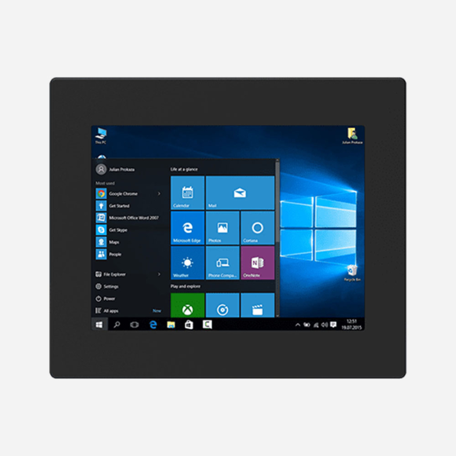 R12IT3S-IPM2 12.1″ XGA PCAP Touch Flush Mount PC with Intel Core i5