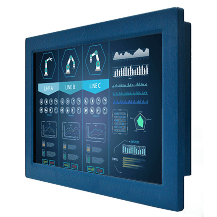R12L100-VMM2 12.1″ G-WIN Splashproof In-Vehicle Touch Screen Display