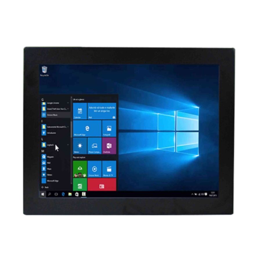 R15IP7T-CHA3WT 15″ Wide Temperature HMI with N4200 CPU