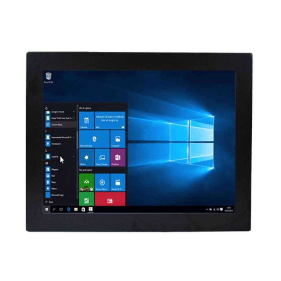 R15IP7T-CHC3 15″ N4200 Panel Computer with XGA Resistive Touch Display