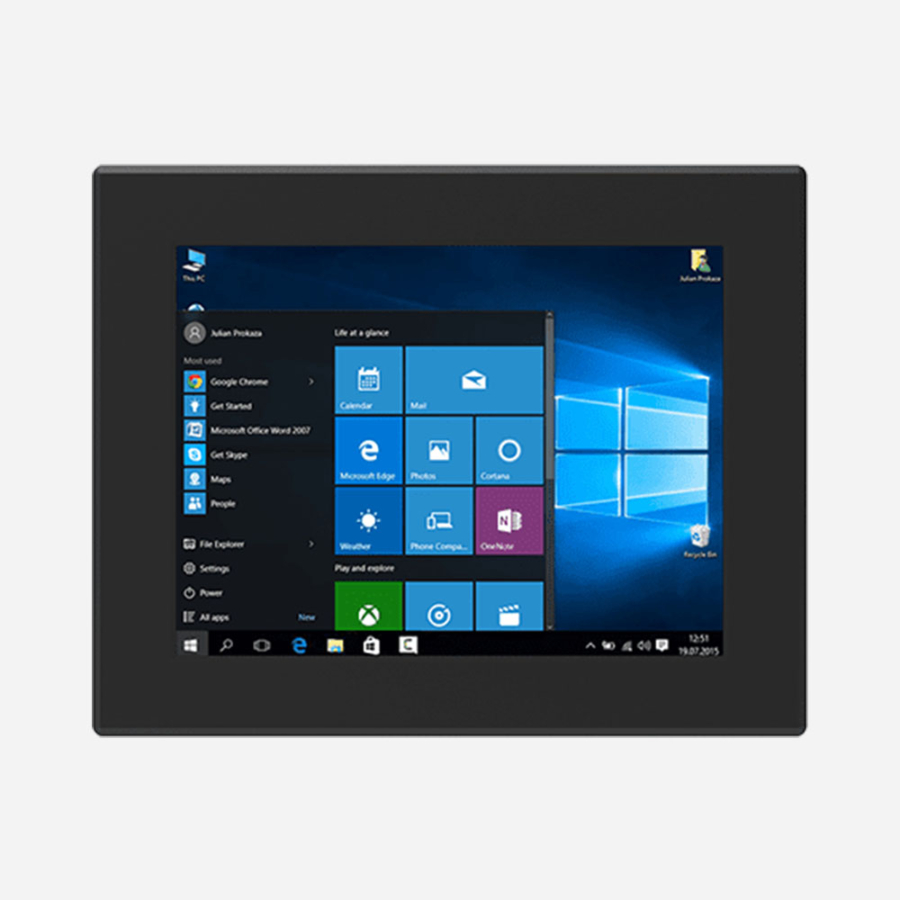 R15IT3S-IPC3 15″ Front IP65 Panel PC with Tiger Lake i5 CPU