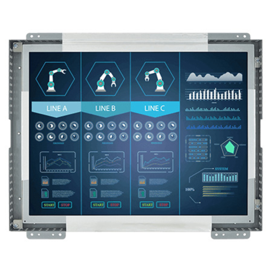 R15L100-OFA1 15″ Open Frame LCD Touch Monitor (4:3 XGA, 1024 x 768)