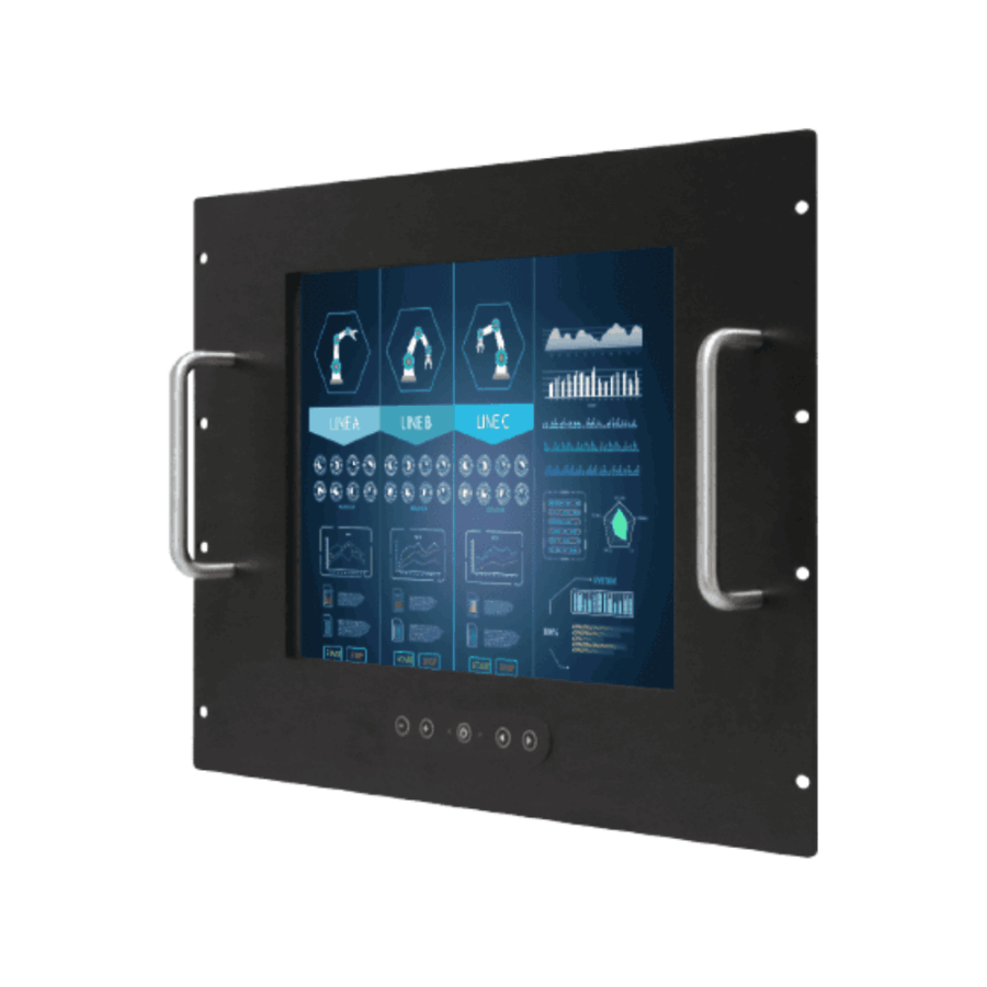 R15L100-RKA1 15″ XGA Industrial Rack Mount Display