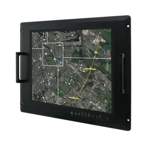R15L600-MLA3FP 15″ XGA Rack Mount PCAP Touch Military LCD Monitor