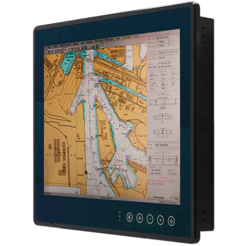 R15L600-MRA3FP 15″ PCAP Touch ECDIS Marine Panel Mount Monitor (IEC 61174)