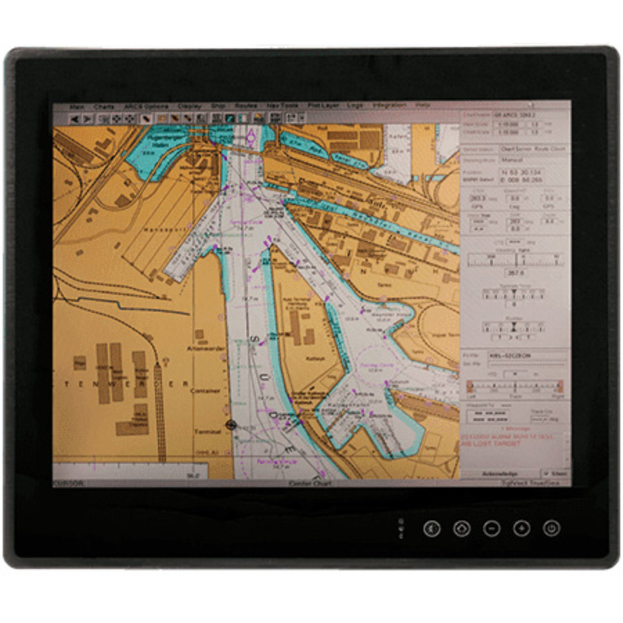 R15L600-MRA3FP 15″ PCAP Touch ECDIS Marine Panel Mount Monitor (IEC 61174)