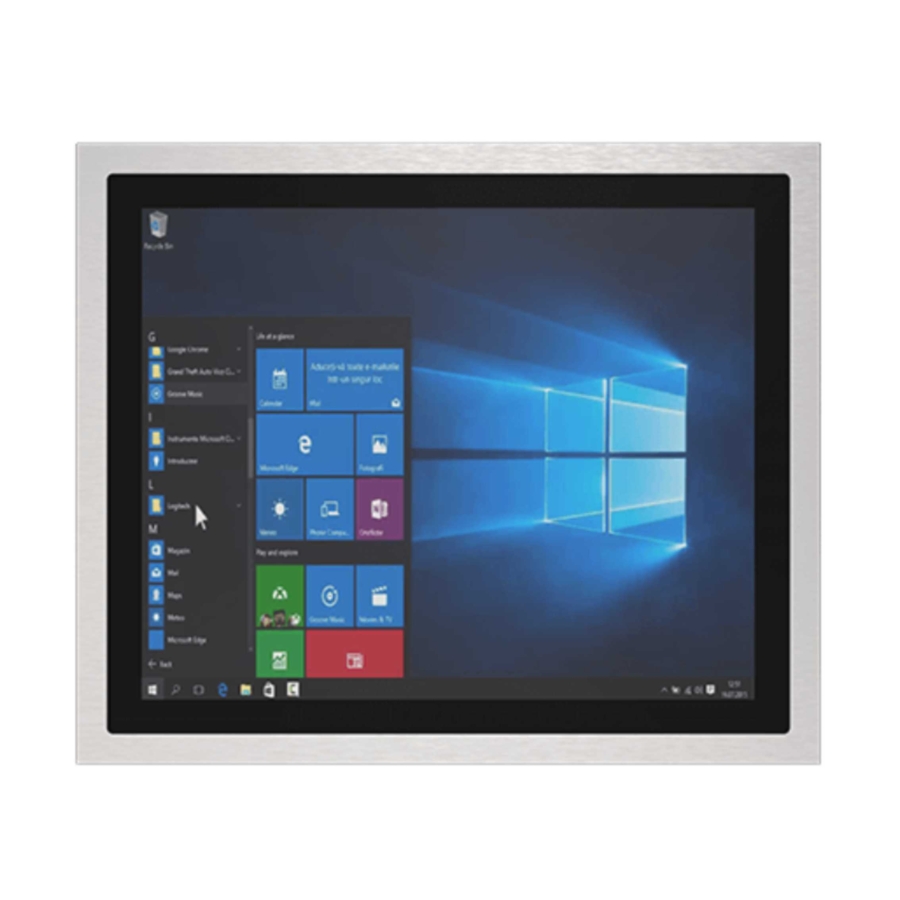 R17IE3S-SPM169 17 Intel Celeron N6210 IP69K Waterproof PCAP Touch PC