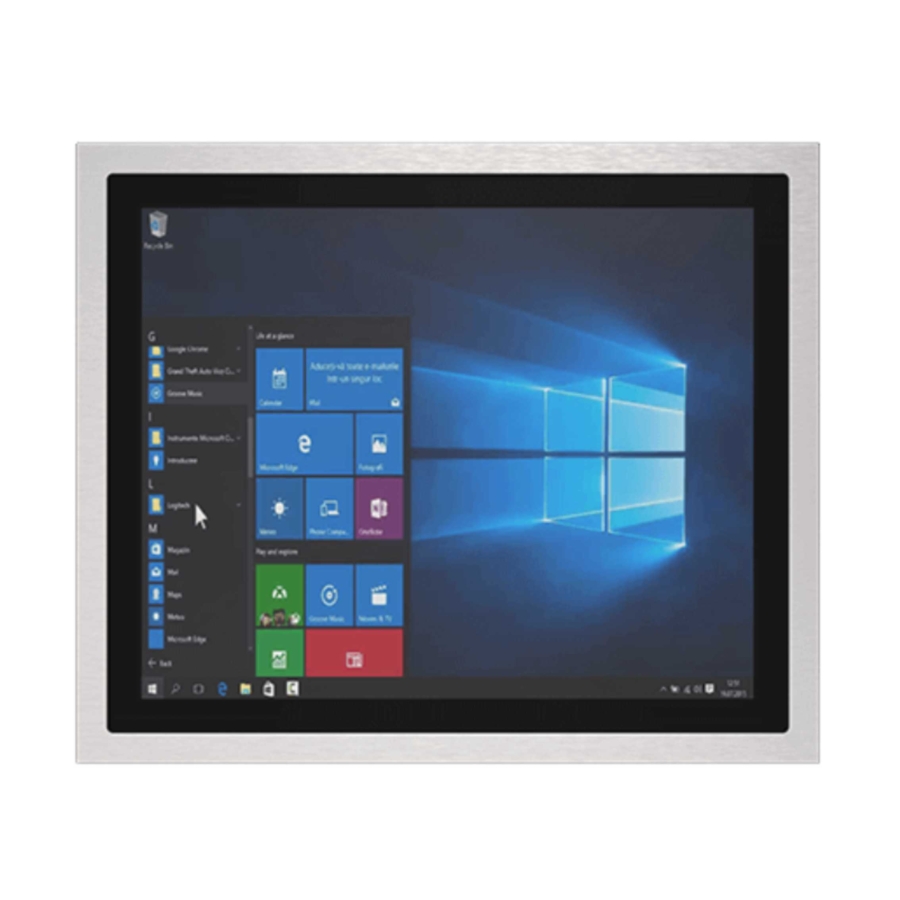 R17IE3S-SPM1 17″ Intel Celeron N6210 IP65 Stainless PCAP Touch PC