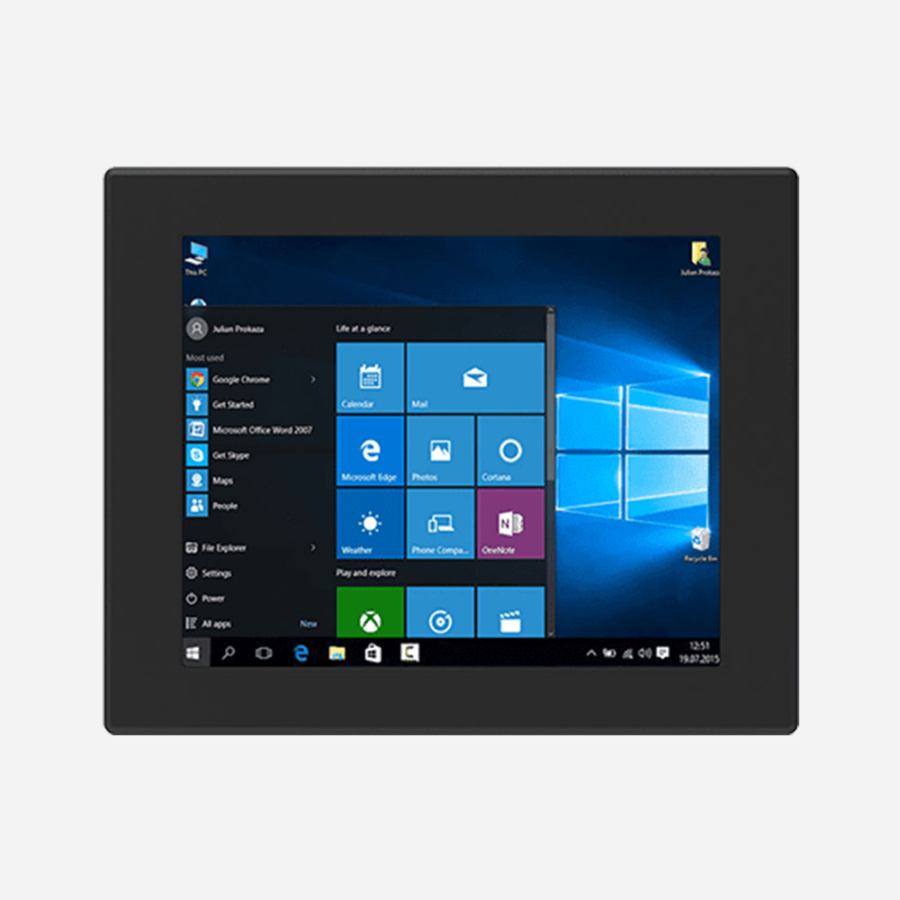 R17IT3S-IPM1 17″ SXGA Front IP65 Flush Mount Computer with i5 Intel Core CPU