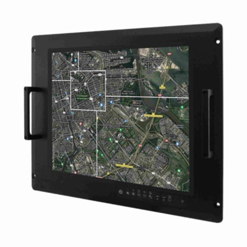 R17L100-MLA1FP 17″ SXGA Rack Mount PCAP Touch Military LCD Display