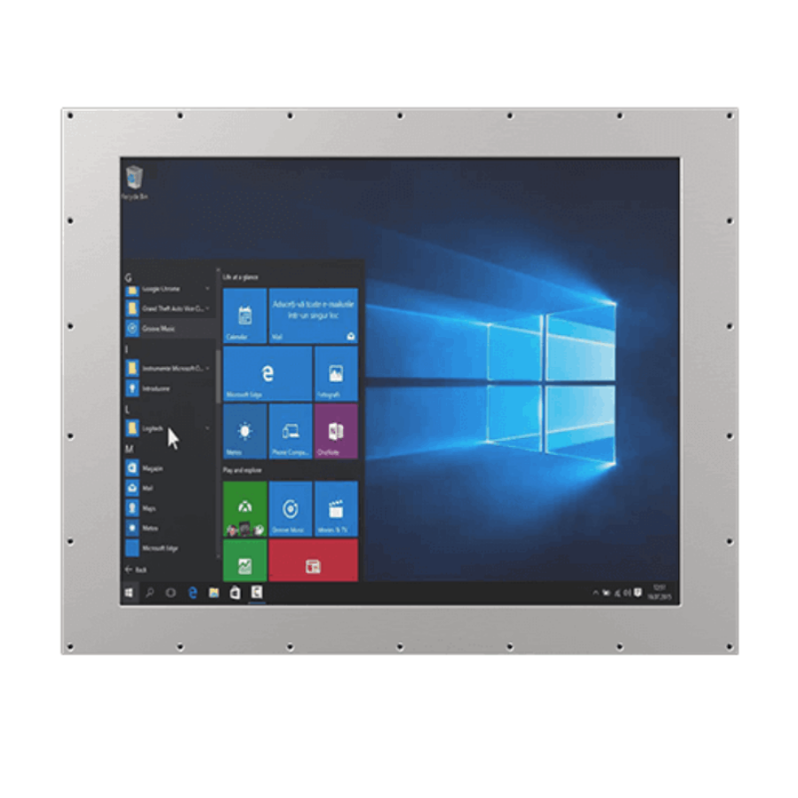 R19IE3S-67M1ST 19″ Intel Celeron N6210 IP67 Computer with Stainless Chassis