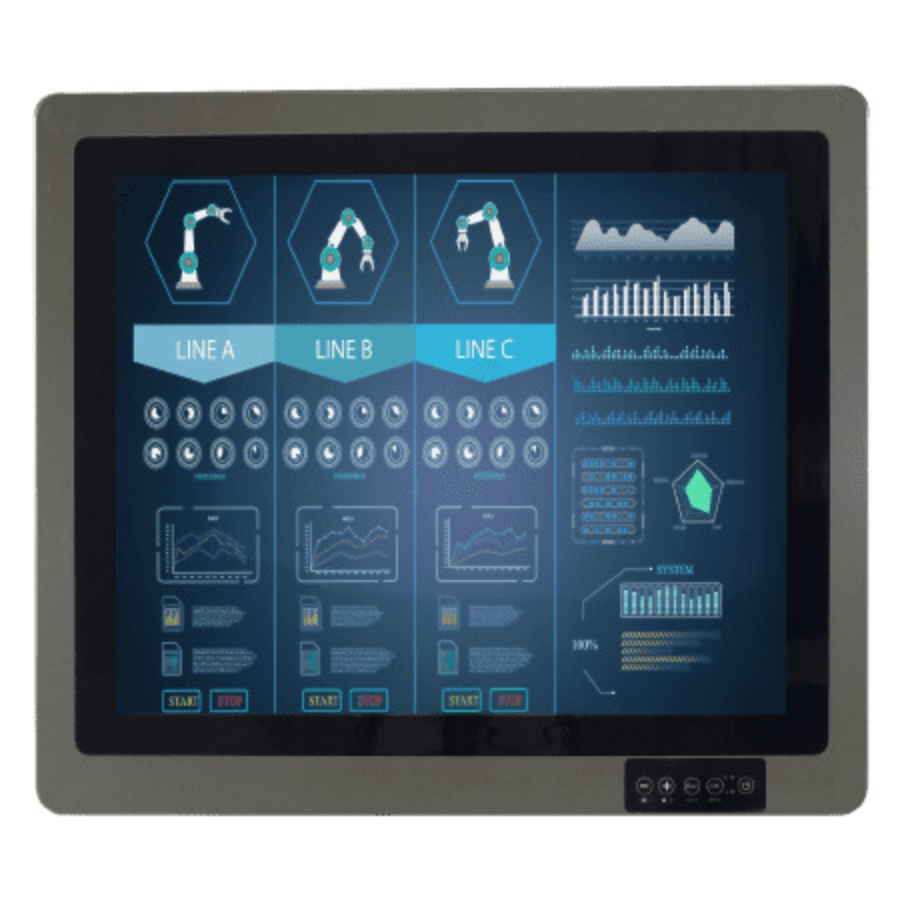 R19L100-67FTP(HB) 19″ G-WIN IP67 Waterproof In-Vehicle High Bright Monitor