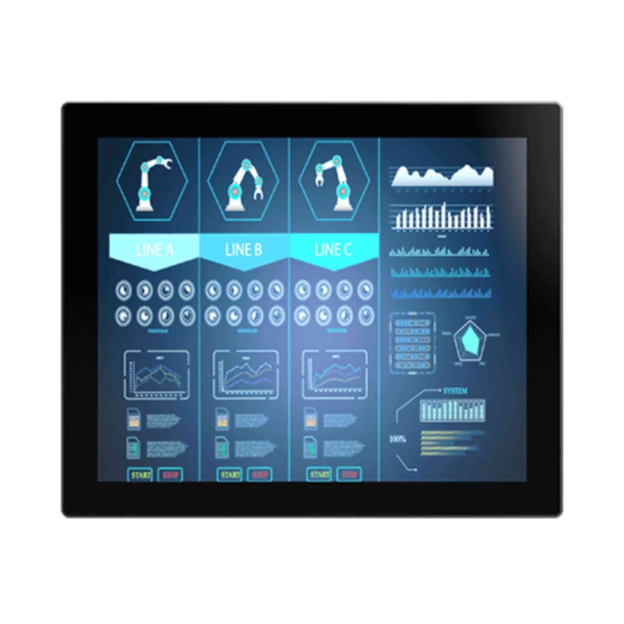 R19L100-GCA3OD 19″ High Bright Outdoor SXGA PCAP Touch Display