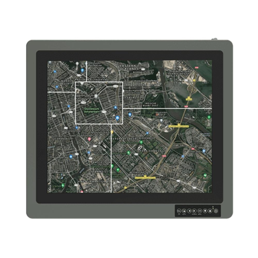 R19L100-MLA3 19″ SXGA G-WIN Rugged Vehicle Defence Display