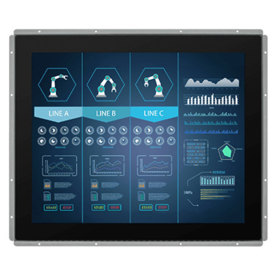 R19L100-POM1 19″ Multi Touch Open Frame LCD Monitor (5:4 SXGA, 1280×1024)