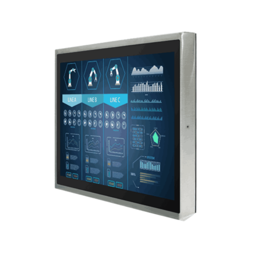 R19L100-SPM169 19″ IP69K Stainless PCAP Wahsdown Display