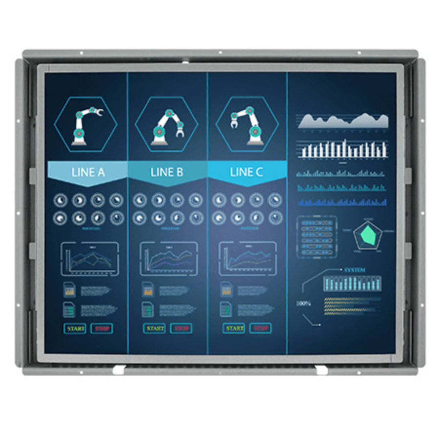 R19L300-OFA1HB 19″ Sunlight Readable LCD Open Frame Display (5:4 SXGA, 1280×1024)