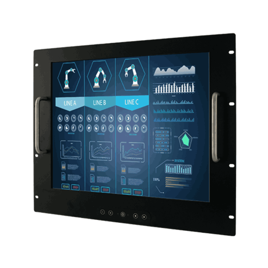R19L300-RKM2 19″ SXGA Industrial Rack Mount Display